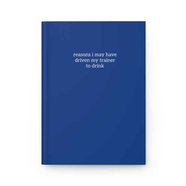 Hardcover Journal Matte - Trainer/Drink