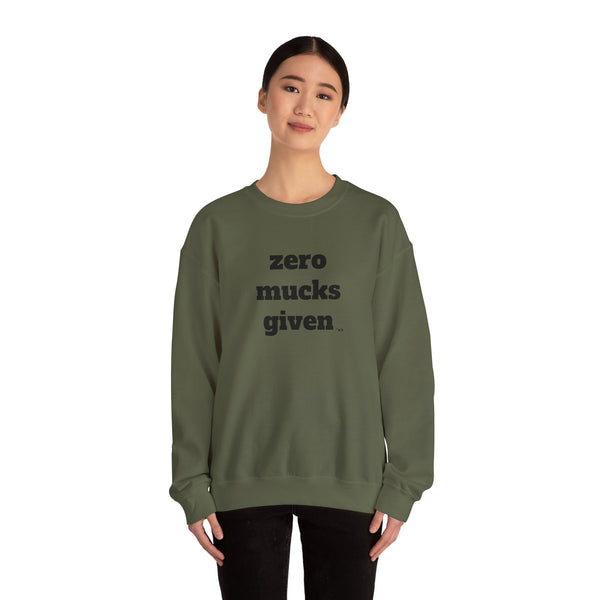 Unisex Heavy Blend™ Crewneck Sweatshirt - Zero Mucks Given