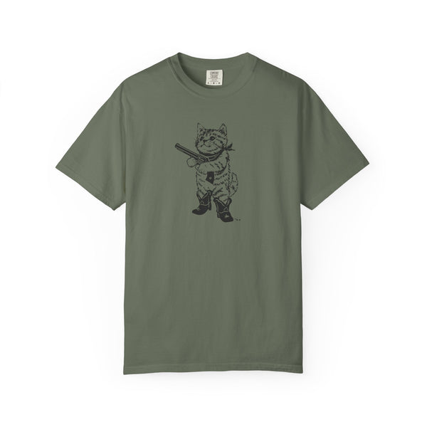 Unisex Garment-Dyed T-shirt - Pew Pew/Mew Mew