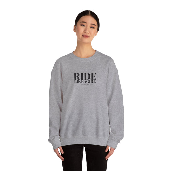 Unisex Heavy Blend™ Crewneck Sweatshirt - Ride Like A Girl