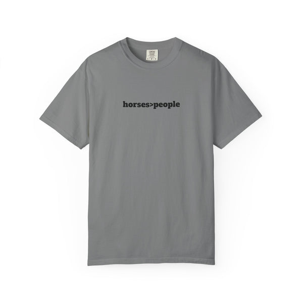Unisex Garment-Dyed T-shirt - Horses>People