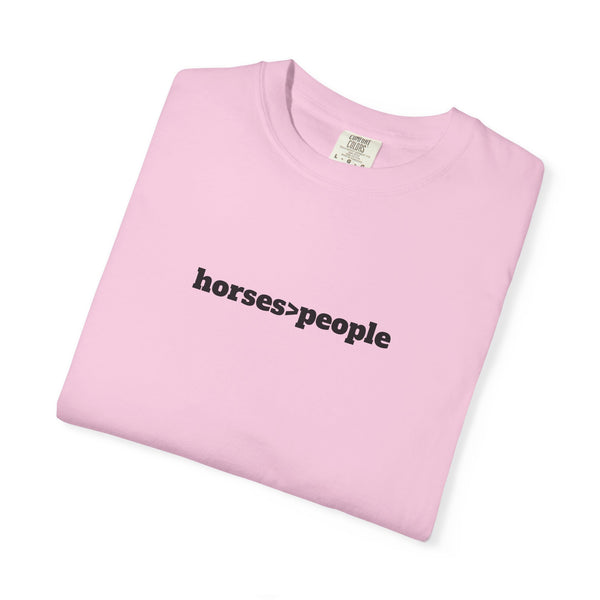 Unisex Garment-Dyed T-shirt - Horses>People