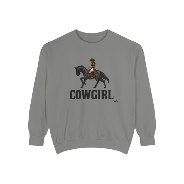 Premium Unisex Garment-Dyed Sweatshirt - Cowgirl