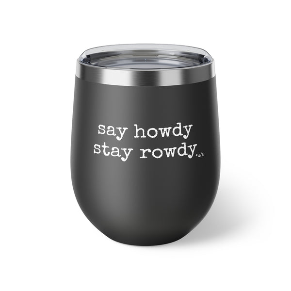 Copper Vacuum Insulated Cup, 12oz - Howdy/Rowdy