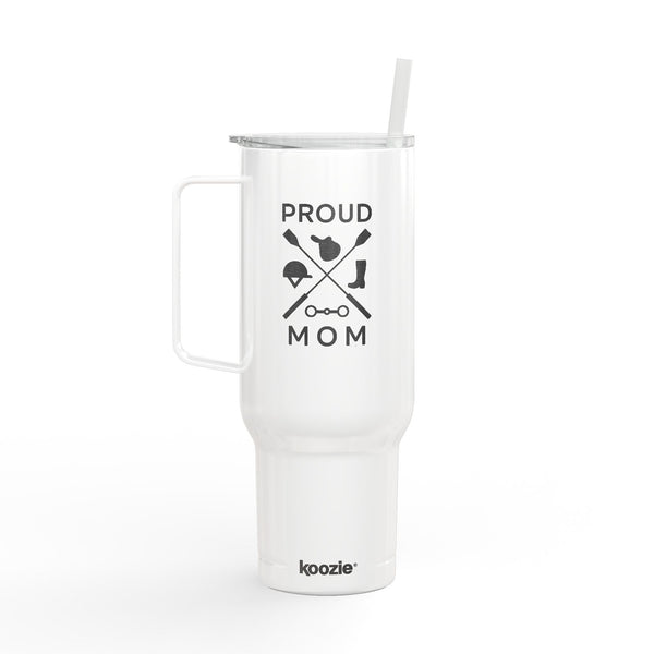 Insulated Tumbler with Lid, 40oz (Engraving) - Proud Mom