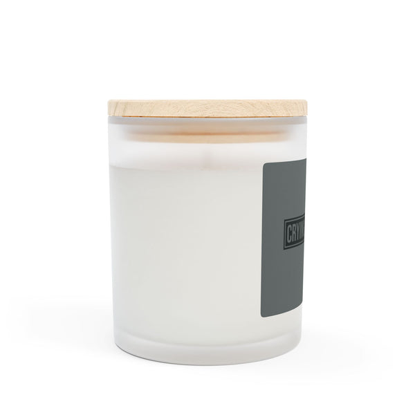 Frosted Glass Candle, 11oz - Crying & Trying