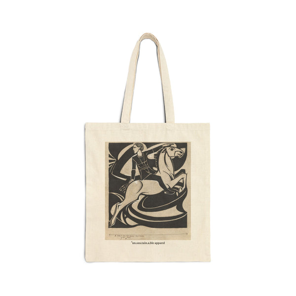 Cotton Canvas Tote Bag - Don't Look Back