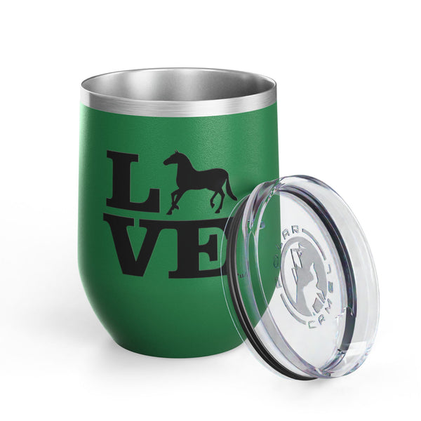Wine Tumbler, 12oz - Love - Color Options
