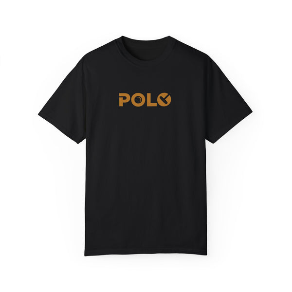 Unisex Garment-Dyed T-shirt - Polo (Gold Mallett)