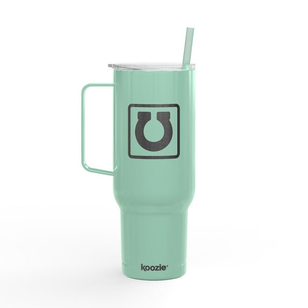 Insulated Tumbler with Lid, 40oz (Engraving) - Horse Shoe