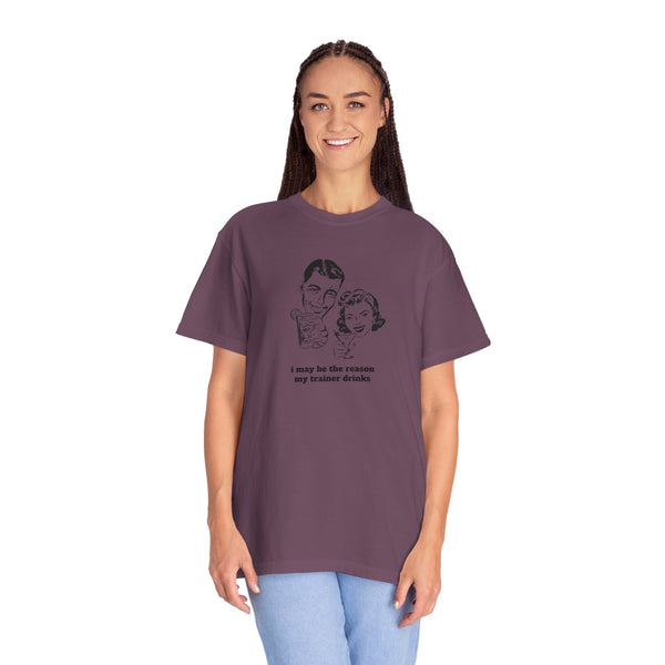 Unisex Garment-Dyed T-shirt - Trainer/Drinks