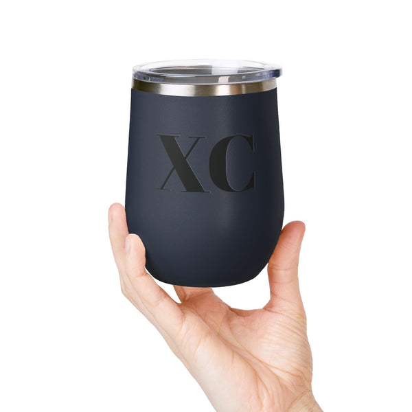 Wine Tumbler, 12oz - XC - Cross Country