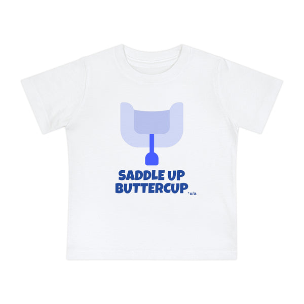 Baby Short Sleeve T-Shirt - Saddle Up Buttercup