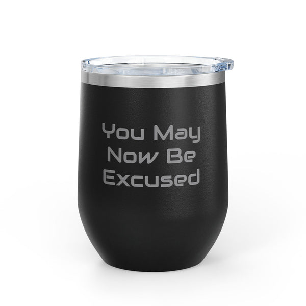 Wine Tumbler, 12oz - Excused