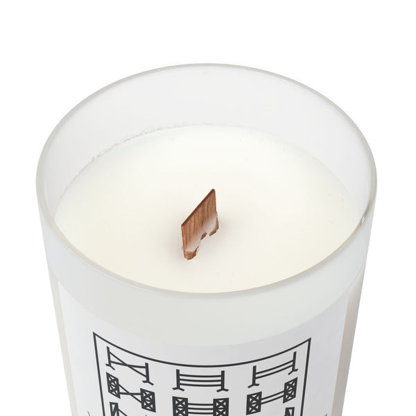 Frosted Glass Candle, 11oz - Escalated Quickly