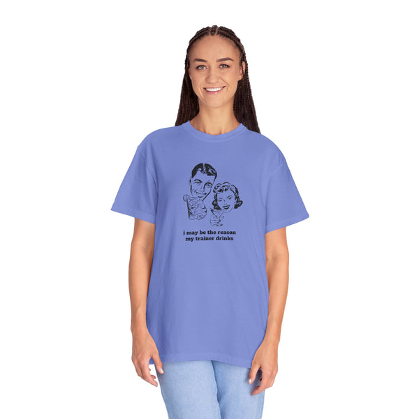 Unisex Garment-Dyed T-shirt - Trainer/Drinks