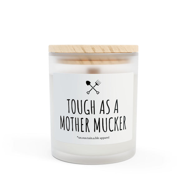 Frosted Glass Candle, 11oz - Mother Mucker