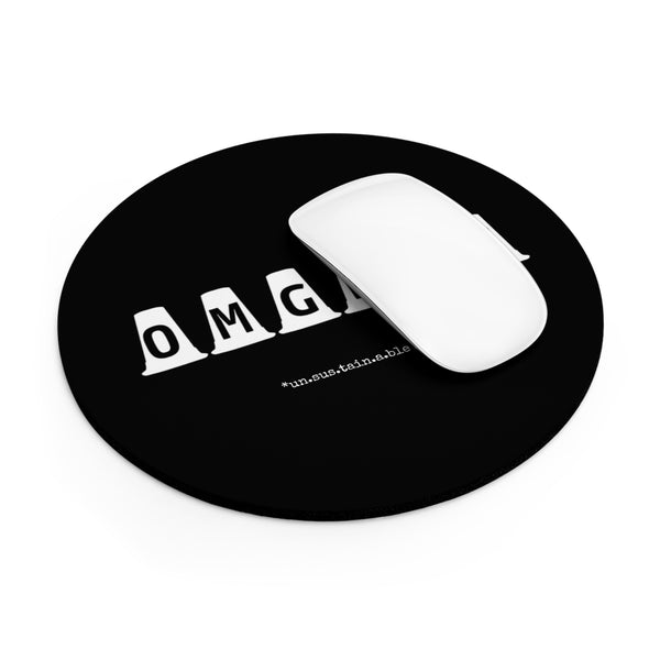 Mouse Pad  - OMGWTF - Black