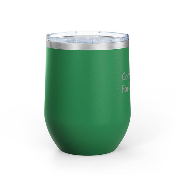 Wine Tumbler, 12oz - Corks/Quitters