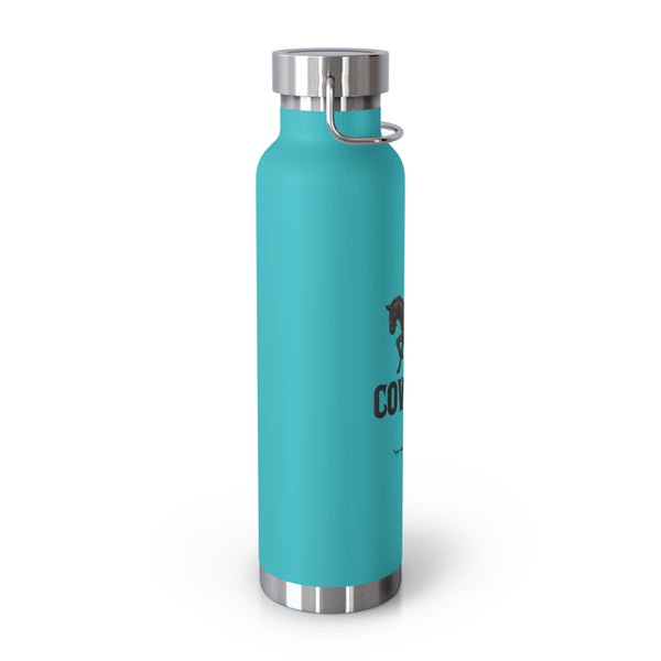 Copper Vacuum Insulated Bottle, 22oz - Cowgirl