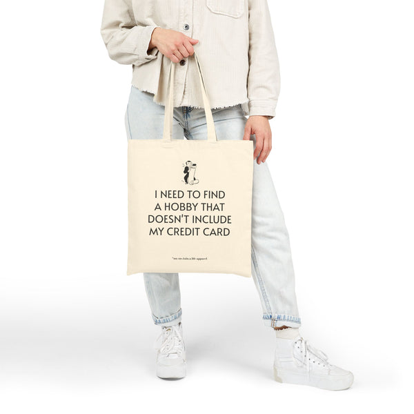 Cotton Canvas Tote Bag - Credit Card