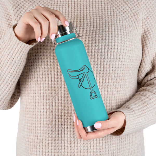 Copper Vacuum Insulated Bottle, 22oz - Saddle Silhouette