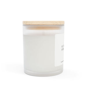 Frosted Glass Candle, 11oz - Hold On A Sec
