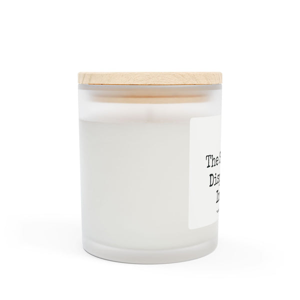 Frosted Glass Candle, 11oz - The Smell Of Disposable Income