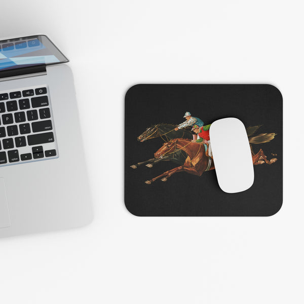 Mouse Pad (Rectangle) - Two Jockeys