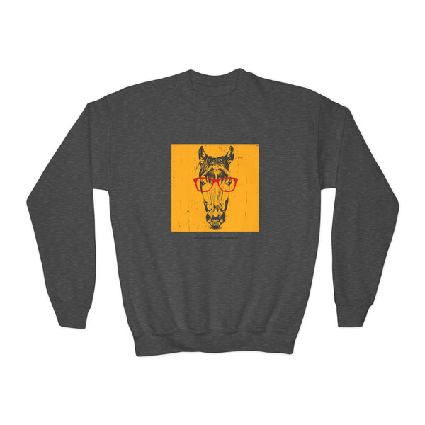 Youth Crewneck Sweatshirt - Too Cool To School