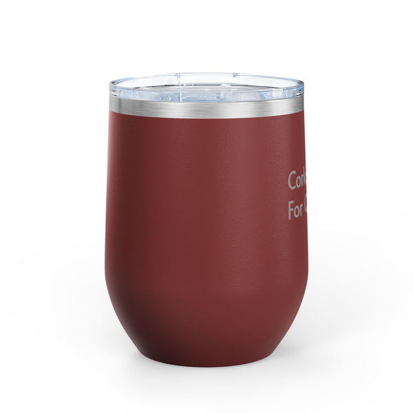 Wine Tumbler, 12oz - Corks/Quitters