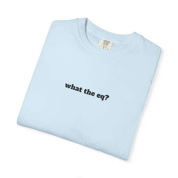 Unisex Garment-Dyed T-shirt - What The EQ?