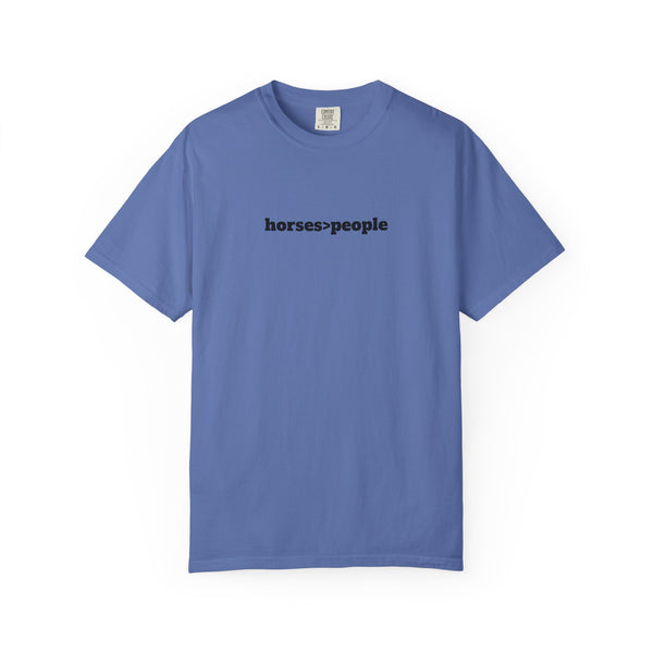 Unisex Garment-Dyed T-shirt - Horses>People