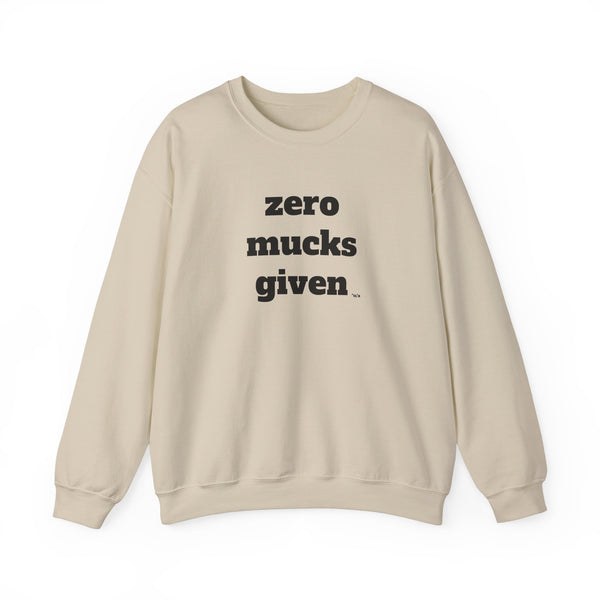 Unisex Heavy Blend™ Crewneck Sweatshirt - Zero Mucks Given