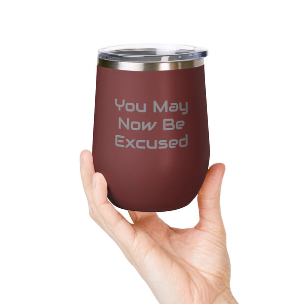 Wine Tumbler, 12oz - Excused