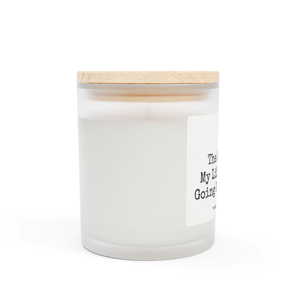 Frosted Glass Candle, 11oz - The Smell Of My Life Savings