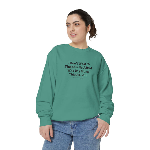 Unisex Garment-Dyed Sweatshirt - Financially Afford