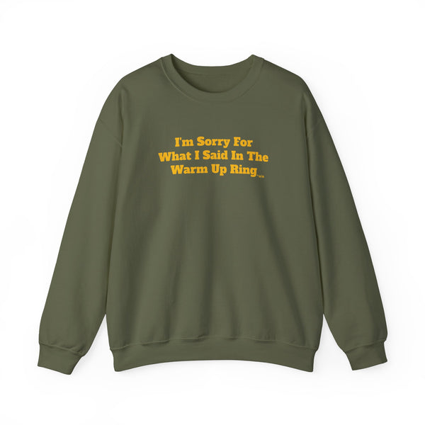 Unisex Heavy Blend™ Crewneck Sweatshirt - Sorry/Warm Up