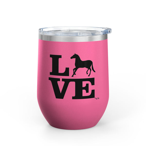 Wine Tumbler, 12oz - Love - Color Options