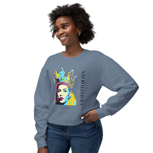 Unisex Lightweight Crewneck Sweatshirt - Cavaletti Queen