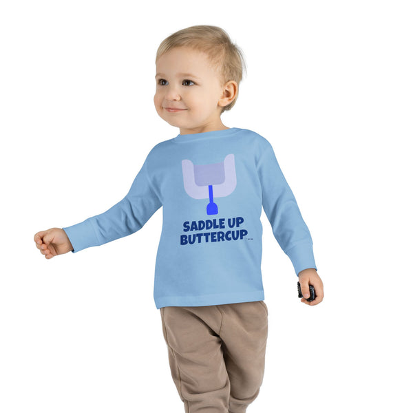 Toddler Long Sleeve Tee - Saddle Up Buttercup