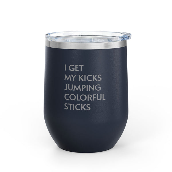 Wine Tumbler, 12oz - Kicks/Sticks