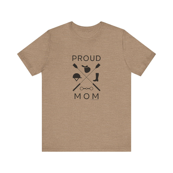 Unisex Jersey Short Sleeve Tee - Proud Mom - Crops