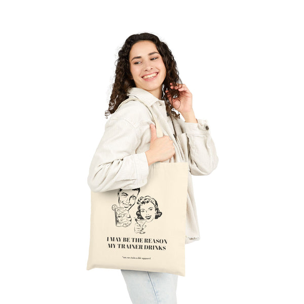 Cotton Canvas Tote Bag - Trainer Drinks