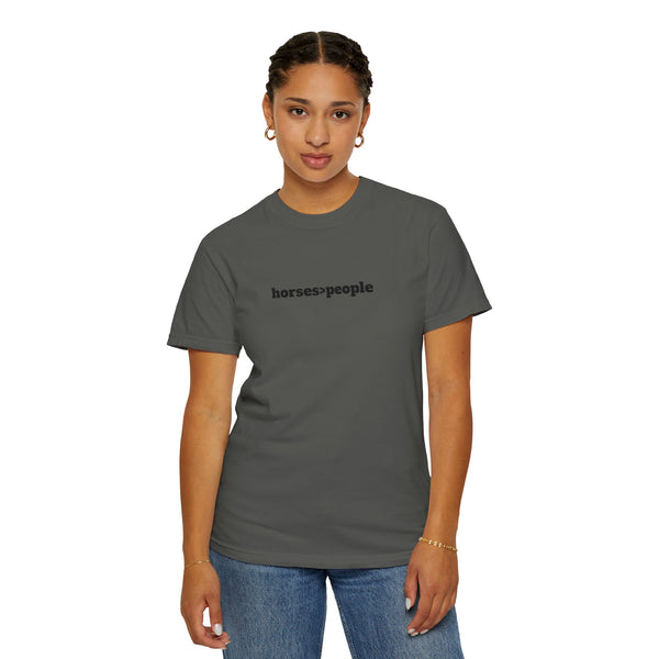Unisex Garment-Dyed T-shirt - Horses>People