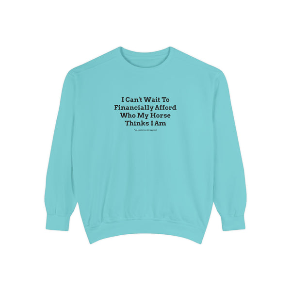 Unisex Garment-Dyed Sweatshirt - Financially Afford