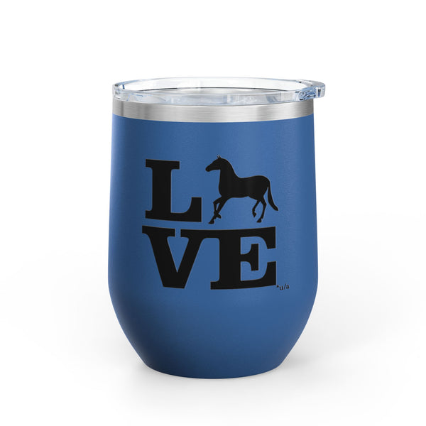 Wine Tumbler, 12oz - Love - Color Options