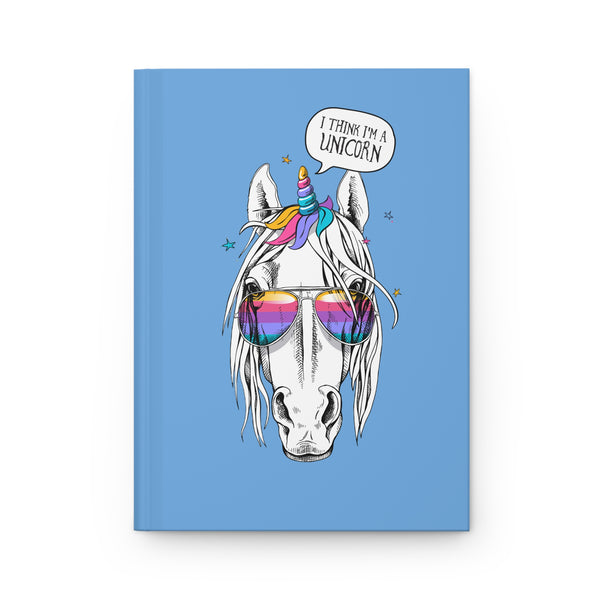 Hardcover Journal Matte - Groovy Unicorn