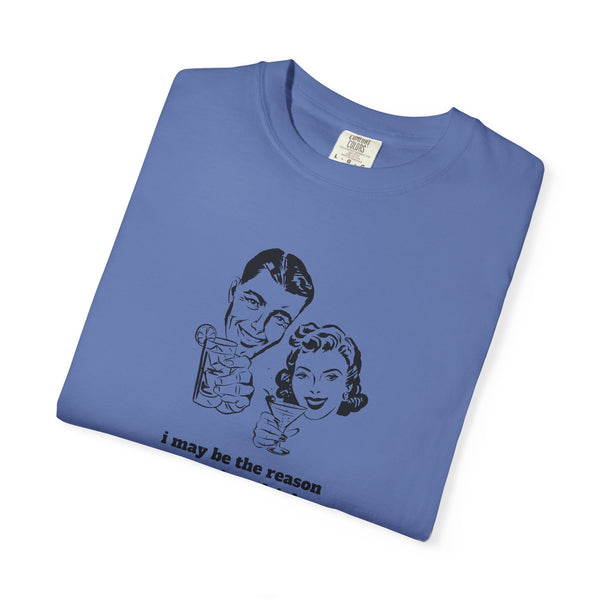 Unisex Garment-Dyed T-shirt - Trainer/Drinks