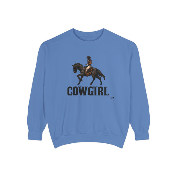 Premium Unisex Garment-Dyed Sweatshirt - Cowgirl